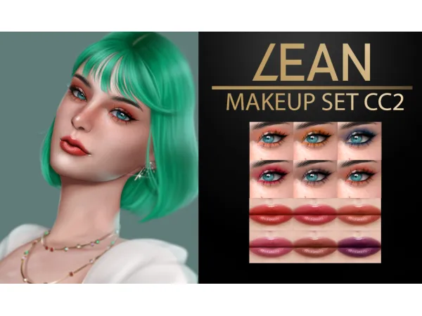 Alpha LEAN MAKEUP SET CC2 - The Sims 4 Custom Content