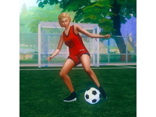 Mix Soccer Pose Pack by katverse - The Sims 4 Custom Content