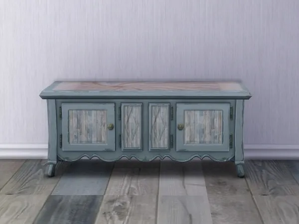 Beachy Vibes TV Stand - The Sims 4 Custom Content