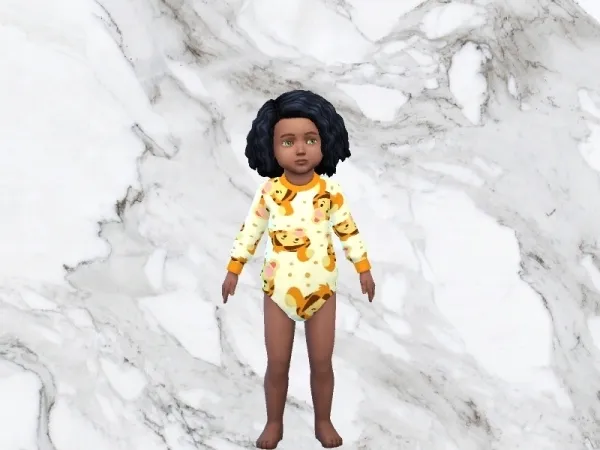 Alpha INFAMOUSSIMS18's Tigger Onesie Nifty Knitting - The Sims 4 Custom Content