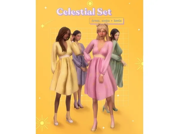 Maxis Match Celestial Set by miikocc - The Sims 4 Custom Content