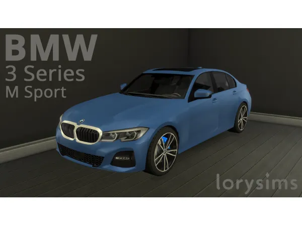 Alpha BMW 3 Series M Sport by LorySims - The Sims 4 Custom Content