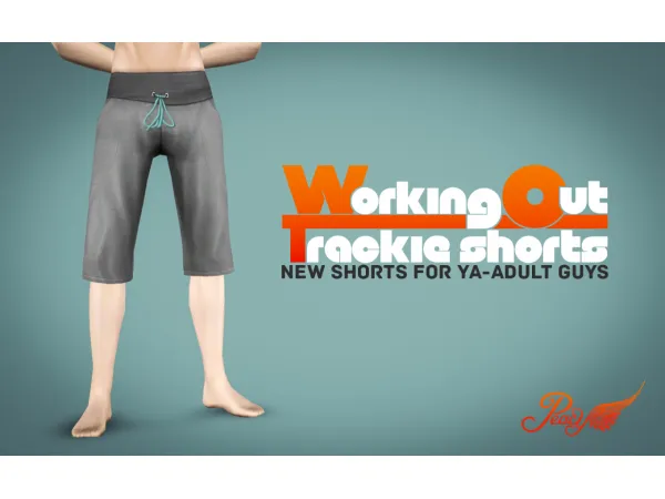 Working Out Trackie Shorts - The Sims 3 Custom Content