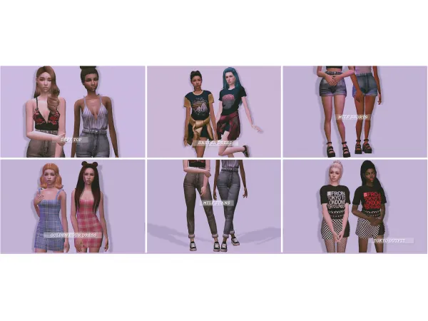 Another round of teen conversions by simsfinds - The Sims 2 Custom Content