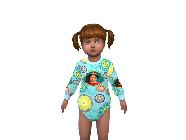 Alpha INFAMOUSSIMS18's Princess Elena Onesie Nifty Knitting Needed - The Sims 4 Custom Content
