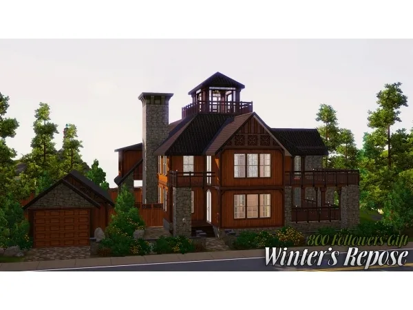 WINTERS REPOSE - The Sims 3 Custom Content