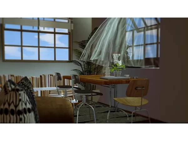 Urban studio apartment - The Sims 3 Custom Content