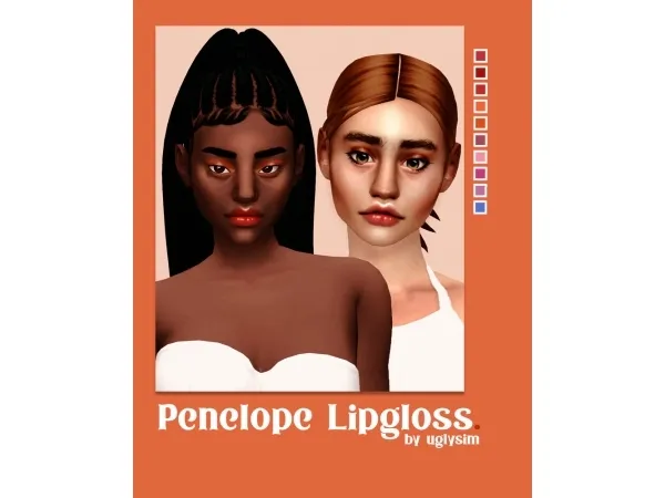 Maxis Match uglysim Penelope Lipgloss - The Sims 4 Custom Content