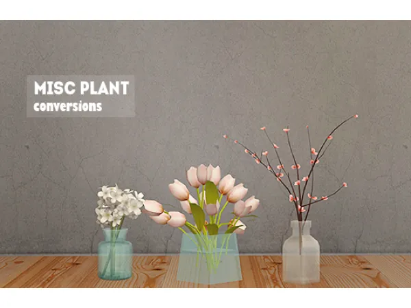 Misc plant conversions - The Sims 2 Custom Content