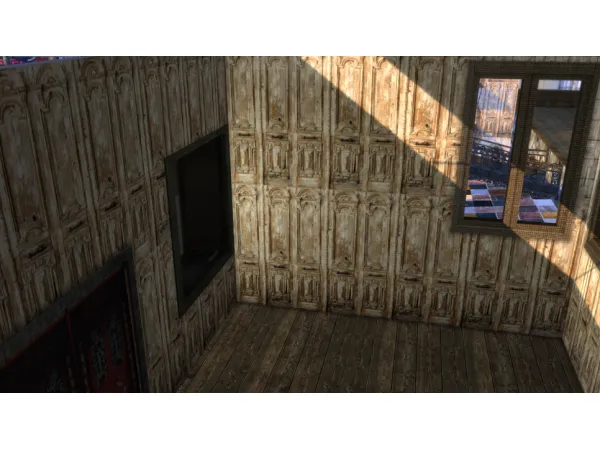 Alpha dung anywhere wall 02 - The Sims 4 Custom Content
