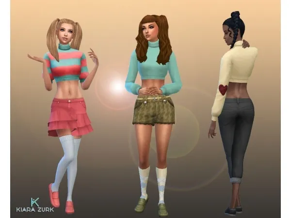 Maxis Match zurkdesign Loafers Conversion - The Sims 4 Custom Content