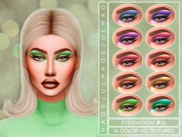 Alpha JUL_HAOS [COSMETICS] EYESHADOW 46 by thesimsresource - The Sims 4 Custom Content