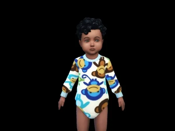 Maxis Match INFAMOUSSIMS18's Monkey Suit Nifty Knitting needed - The Sims 4 Custom Content
