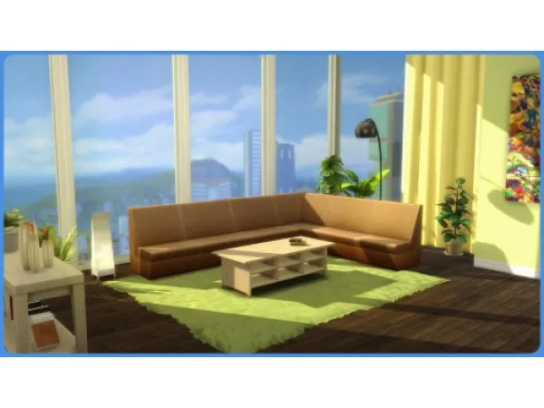 Alpha MiniVan Modular Sofa - The Sims 4 Custom Content