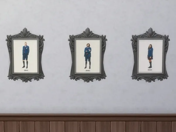Alpha klusterhug's the umbrella academy portraits - The Sims 4 Custom Content