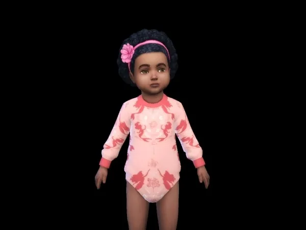 Maxis Match INFAMOUSSIMS18's Pink Mermaid Onesie Nifty Knitting - The Sims 4 Custom Content