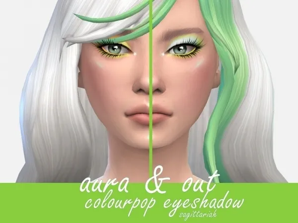 Maxis Match Sagittariah's Colourpop Aura And Out Eyeshadow - The Sims 4 Custom Content