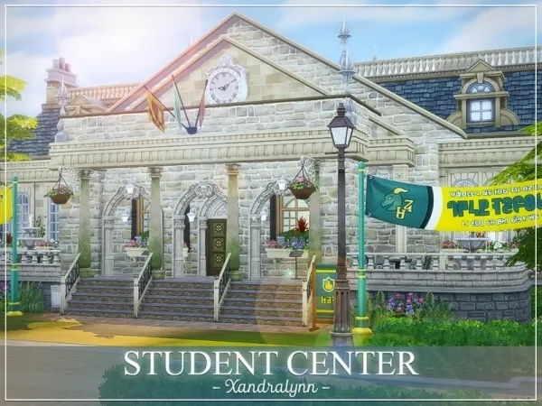 Maxis Match Xandralynn's Student Center - The Sims 4 Custom Content