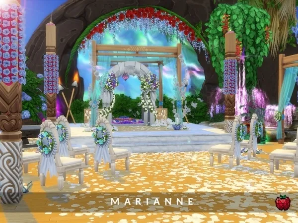 Maxis Match melapples' Marianne wedding venue no - The Sims 4 Custom Content