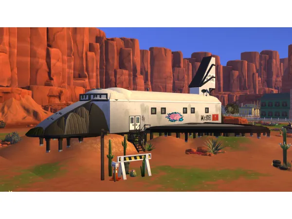 Alpha Abandoned Buran(Snowstorm) by PinkCherub - The Sims 4 Custom Content