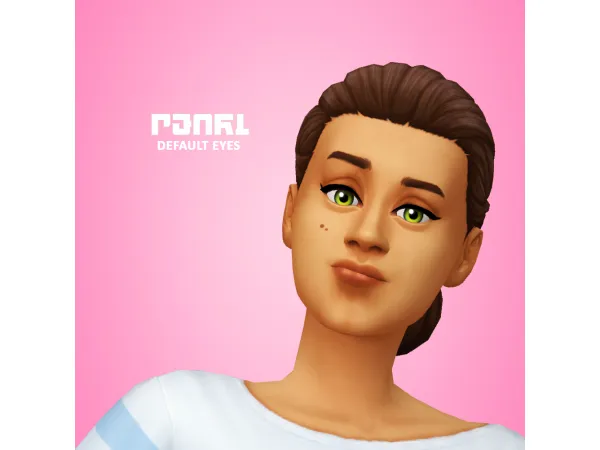 Maxis Match Pearl Default Eyes - The Sims 4 Custom Content