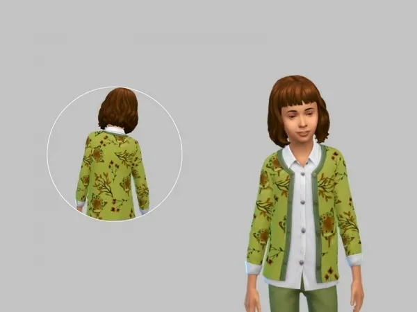 Maxis Match TulipSniper's Fall Cardigan Base Game - The Sims 4 Custom Content