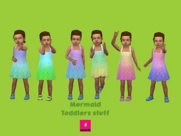 Maxis Match Aleida92's Mermaid Toddlers SP - The Sims 4 Custom Content