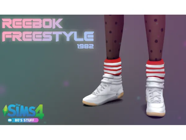 Maxis Match Reebok Freestyles 1982 by simsfinds - The Sims 4 Custom Content