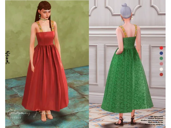 Alpha CP Collection Dress03 - The Sims 4 Custom Content