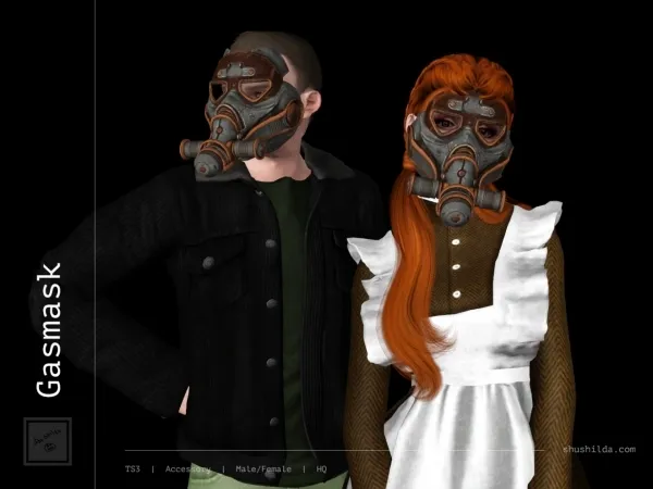 Uniform and Gasmask - The Sims 3 Custom Content