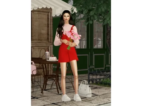 Daisy Dress by nikaonishko - The Sims 2 Custom Content