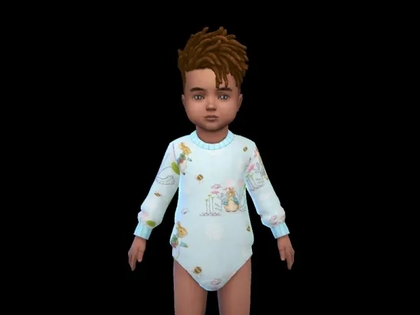 Maxis Match INFAMOUSSIMS18's Peter Rabbit Onesie Nifty Knitting - The Sims 4 Custom Content