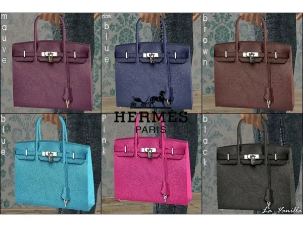 Birkin Vanilla_Ice cream by Hermes by - The Sims 2 Custom Content