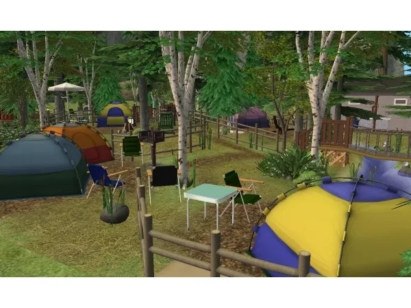 Elk Ridge Campground NO by Zarathustra - The Sims 2 Custom Content