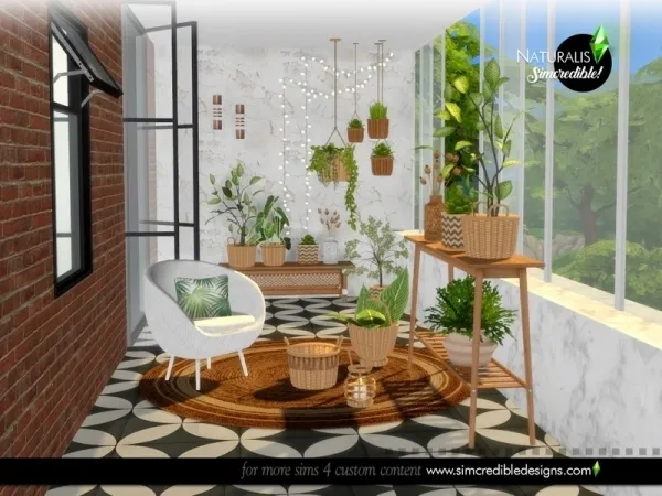 Maxis Match SIMcredible's Naturalis Plants by simcredible - The Sims 4 Custom Content