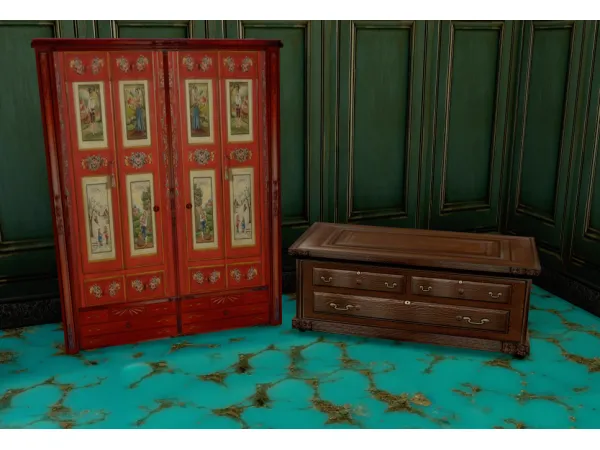 Alpha dung antique dresser 01 02 - The Sims 4 Custom Content