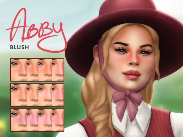 Maxis Match Abby Blush - The Sims 4 Custom Content