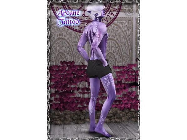 Mix Arcane Tattoos - The Sims 4 Custom Content