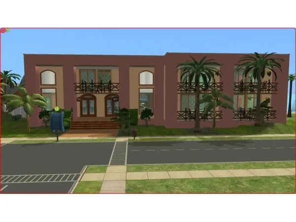 Twikkii Beach Hotel (Maxis Remodel) No by Gary86 - The Sims 2 Custom Content