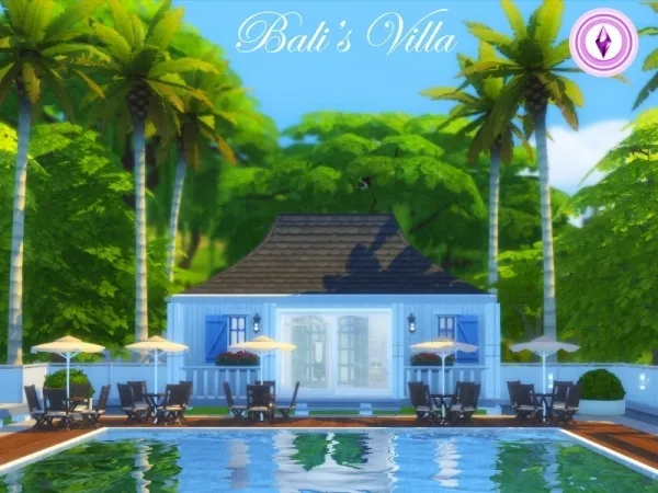 Alpha meduseyt's Bali's Villa - The Sims 4 Custom Content