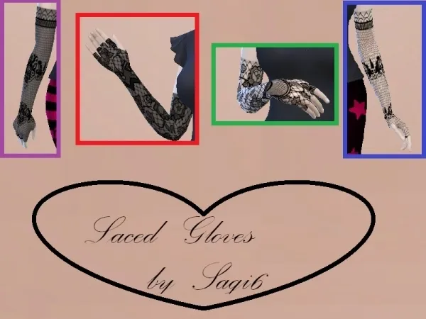 Alpha Laced_Gloves Sagi6 - The Sims 4 Custom Content