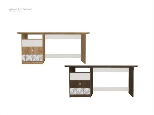 [Anika kidsroom] desk - The Sims 4 Custom Content
