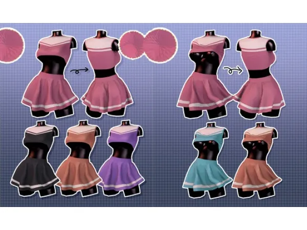 Alpha Cheerleader Costume by ts4eve - The Sims 4 Custom Content
