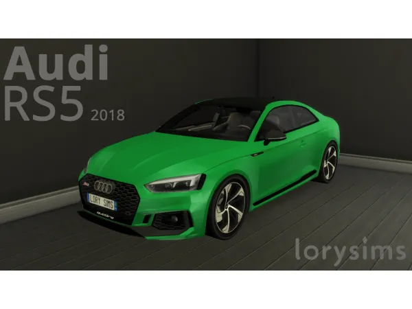 Maxis Match Audi RS5 19 by LorySims - The Sims 4 Custom Content