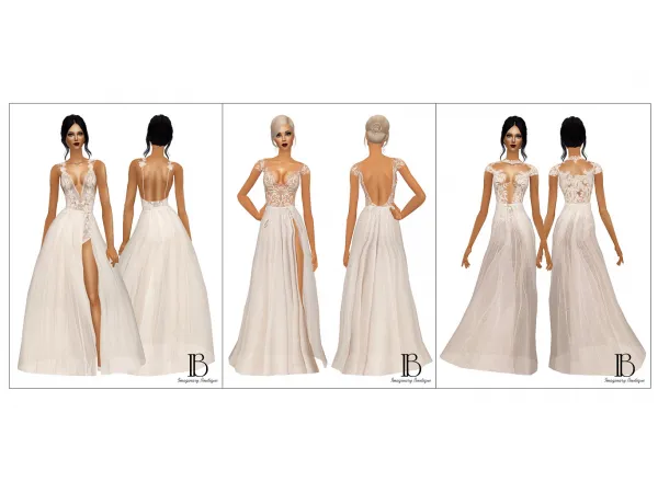 Wedding collection Part 3 by simsfinds - The Sims 2 Custom Content