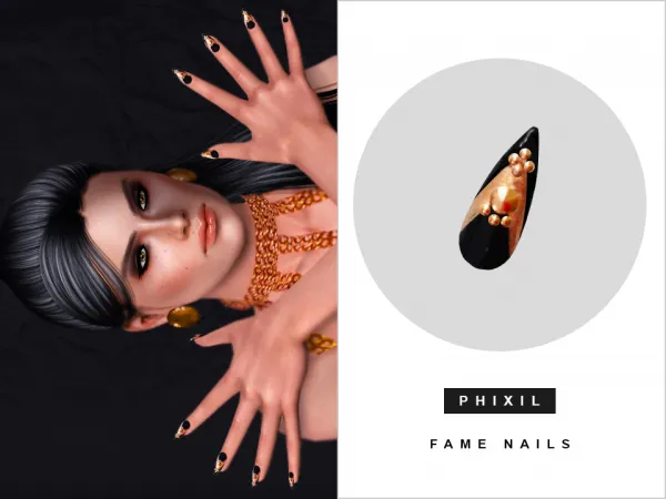 FAME NAILS - The Sims 3 Custom Content