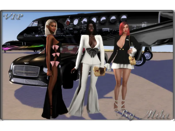 Alpha VIP (August) 2 by Mila Smith - The Sims 4 Custom Content