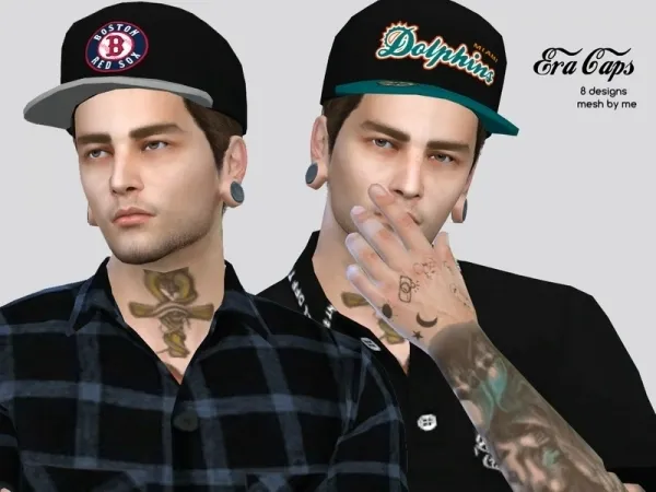 Maxis Match McLayneSims' Era Caps - The Sims 4 Custom Content