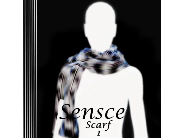 Alpha sensce scarf 01 - The Sims 4 Custom Content