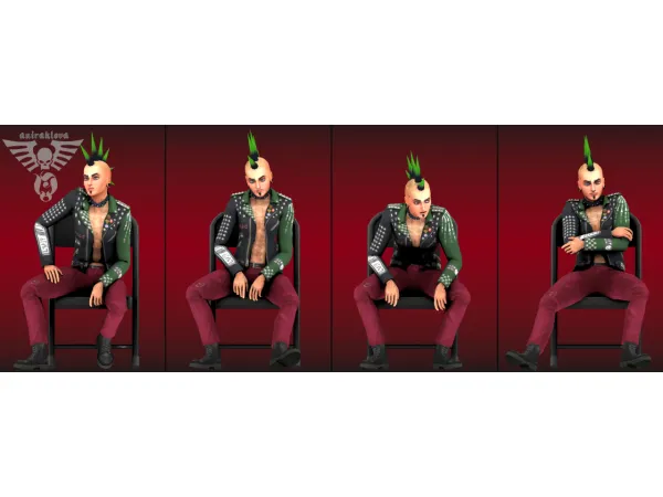 Nasty guy poses